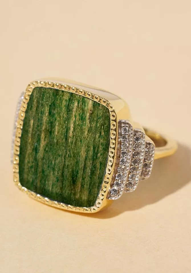 Be Maad Bague Kara Aventurine Outlet