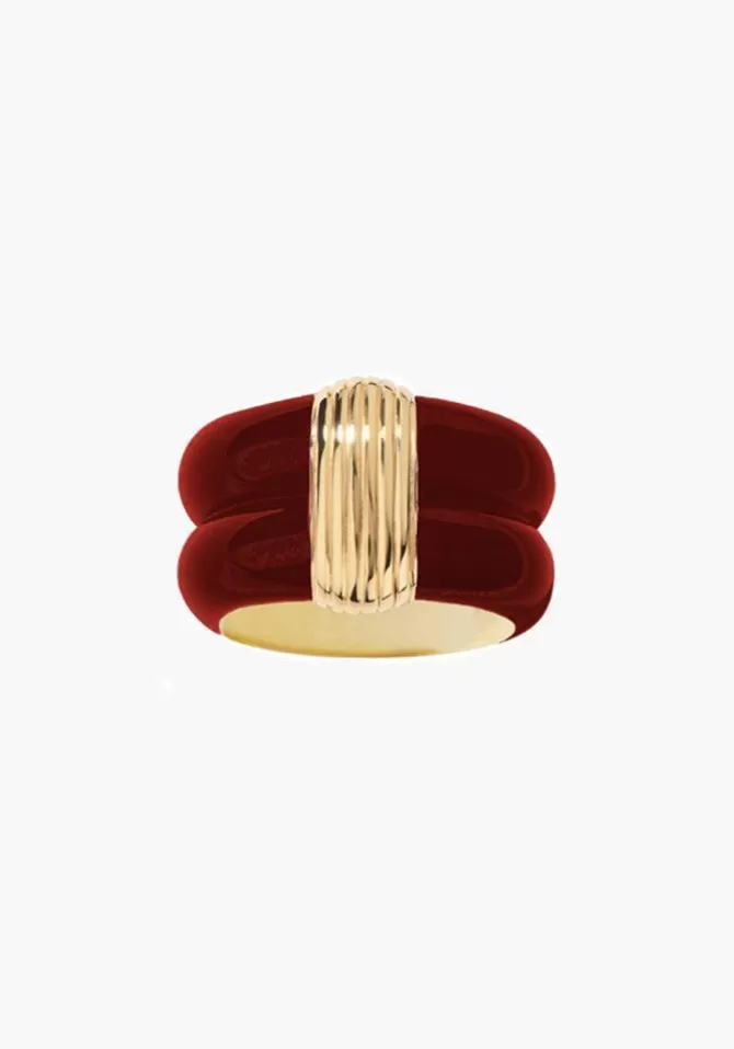 Aurélie Bidermann Bague Katt Bordeaux Cheap