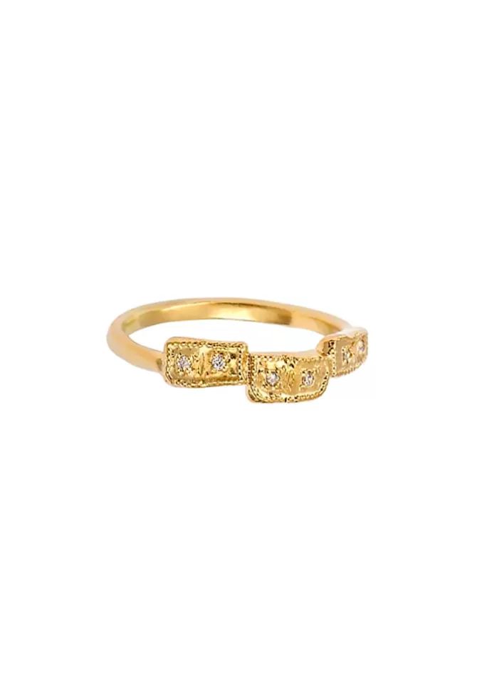 Louise Hendricks Bague Thea Ligne Zircons Online