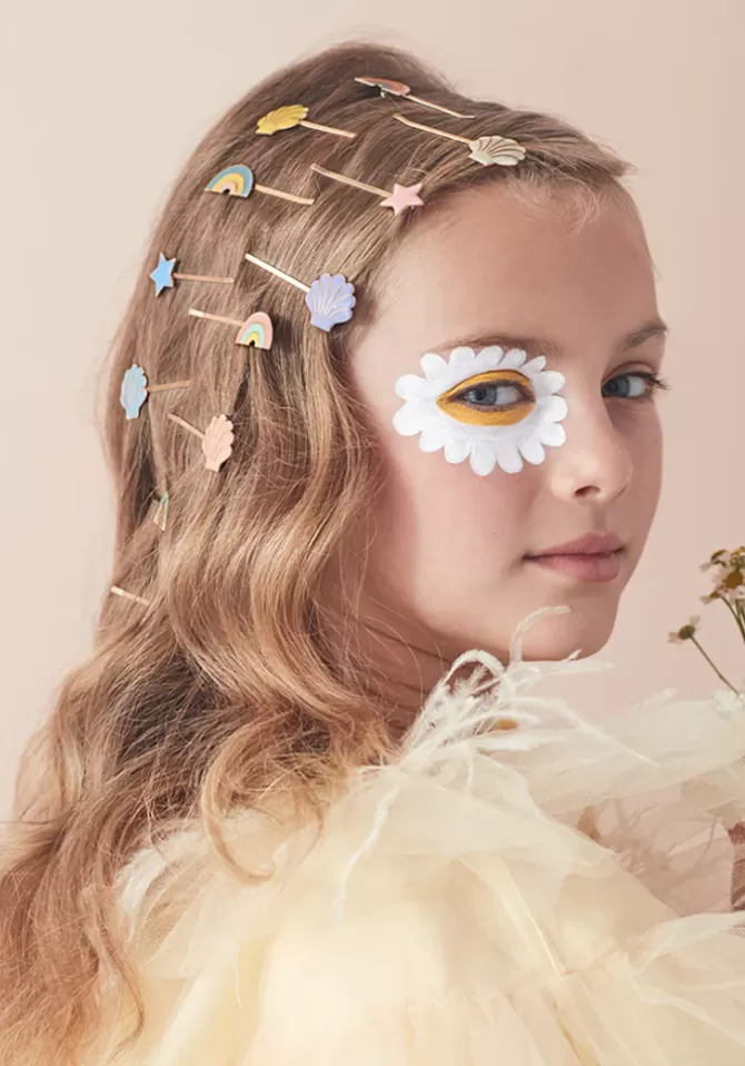 Meri Meri Boite De 6 Barrettes À Cheveux Étoiles Multicolores Cheap
