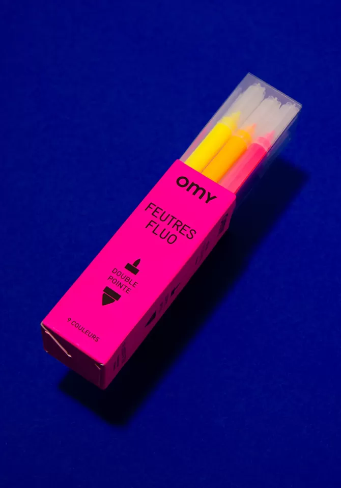 Omy Boite De 9 Feutres Fluo Clearance