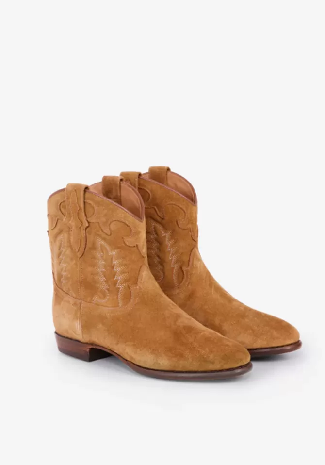 Shiloh Heritage Bottines Early Midnight Suede Ambre Clearance