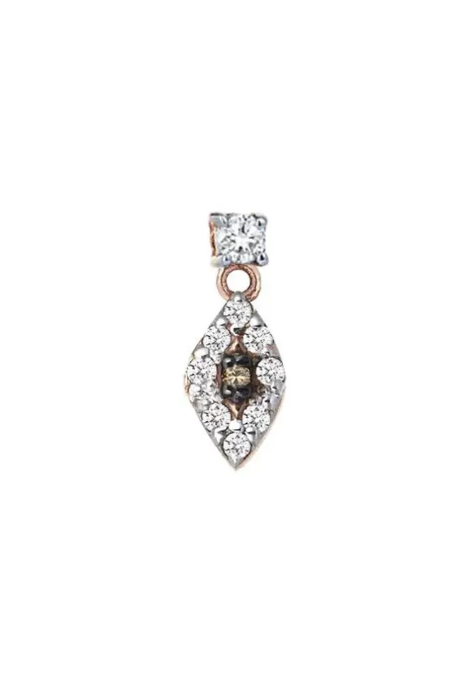 Kismet By Milka Boucle D'Oreille 10th Eye Haven Solitaire Dangling Clearance