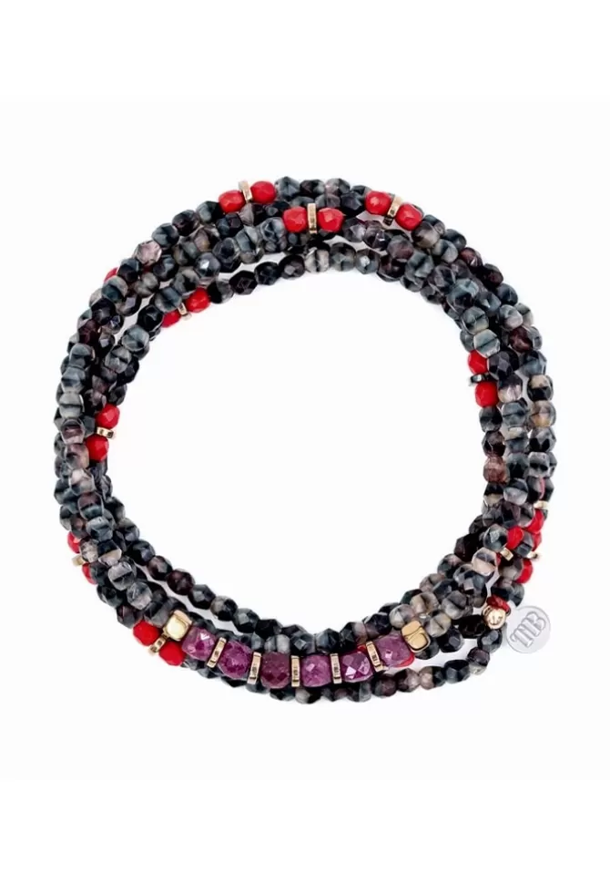 Têtes Blondes Bracelet 6 Tours Juillet Rubis Shop