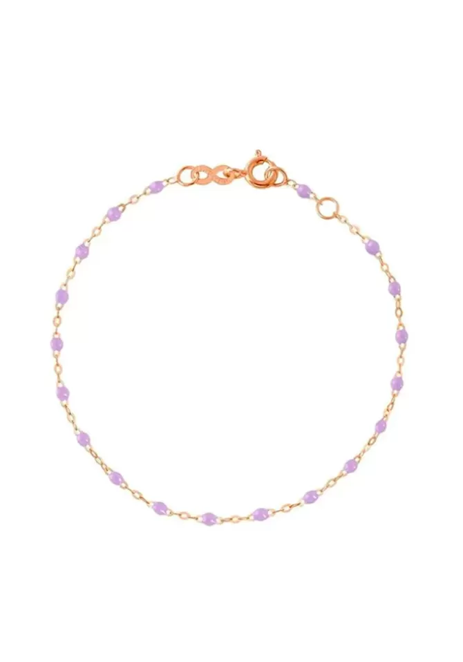 Gigi Clozeau Bracelet Classique Gigi Or Rose Et Résines Parme 17cm Store