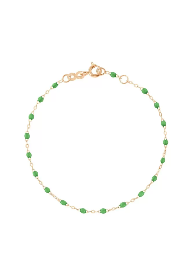 Gigi Clozeau Bracelet Classique Gigi Or Rose Et Résines Prairie 17cm Clearance