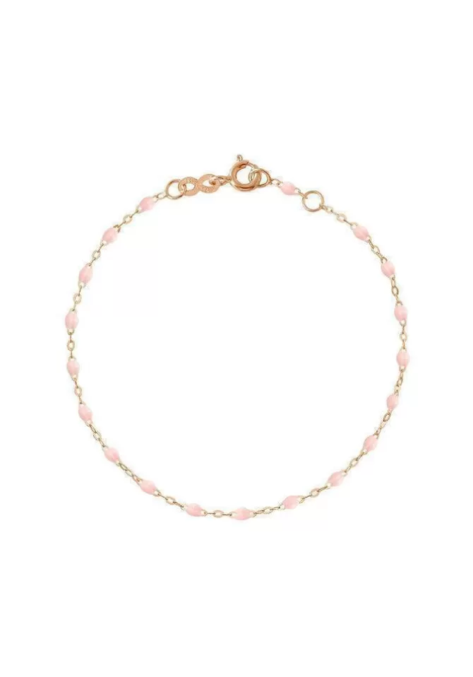 Gigi Clozeau Bracelet Classique Gigi Or Rose Et Résines Rose Bébé 15cm Fashion
