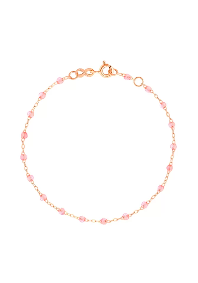 Gigi Clozeau Bracelet Classique Gigi Or Rose Et Résines Rosée 17cm Flash Sale