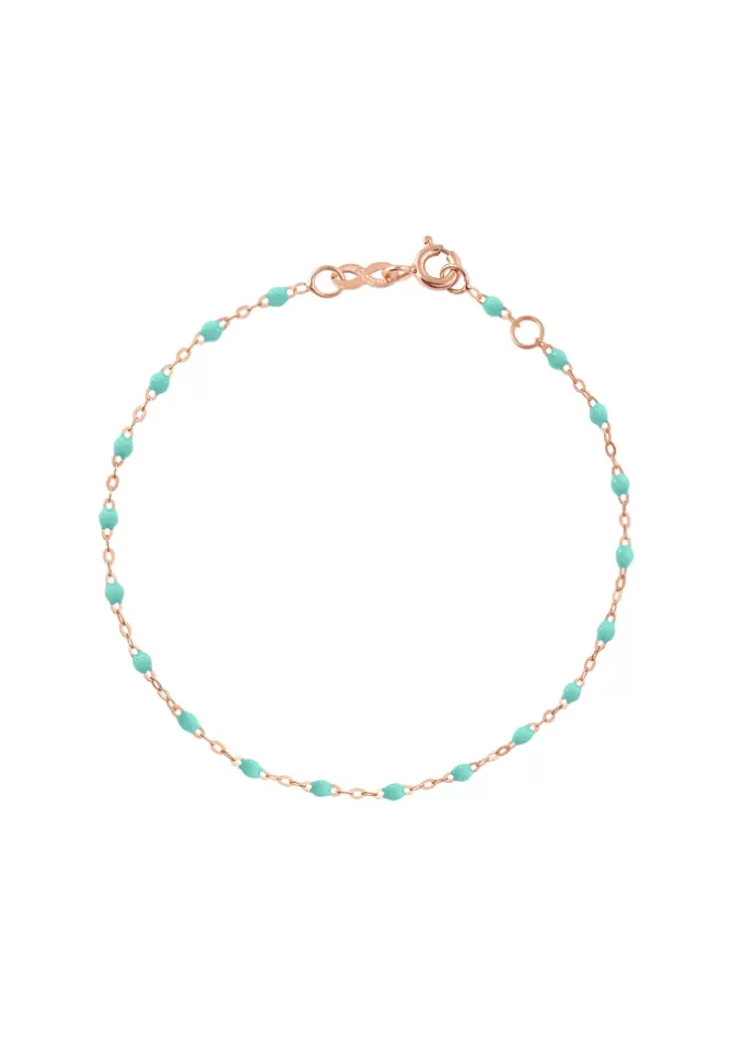 Gigi Clozeau Bracelet Classique Gigi Or Rose Et Résines Vert D'Eau 15cm Cheap
