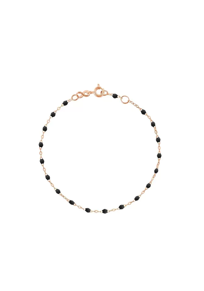 Gigi Clozeau Bracelet Enfant Classique Gigi Or Rose Et Résines Noir 13cm Cheap