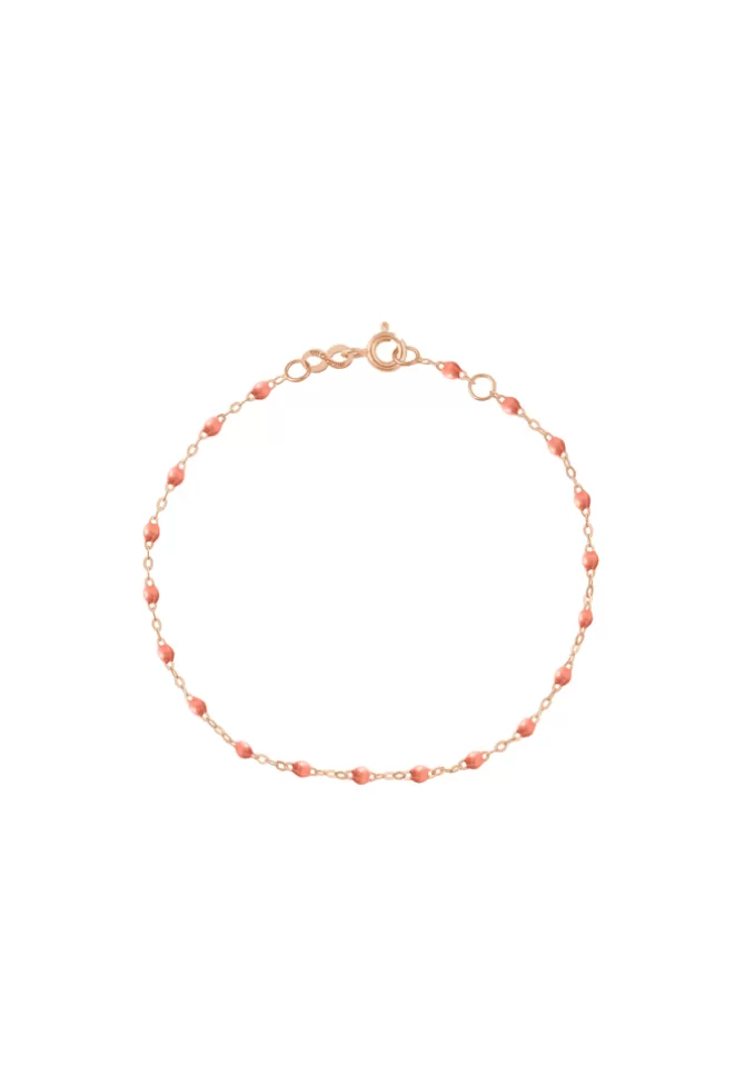 Gigi Clozeau Bracelet Enfant Classique Gigi Or Rose Et Résines Saumon 13cm Shop