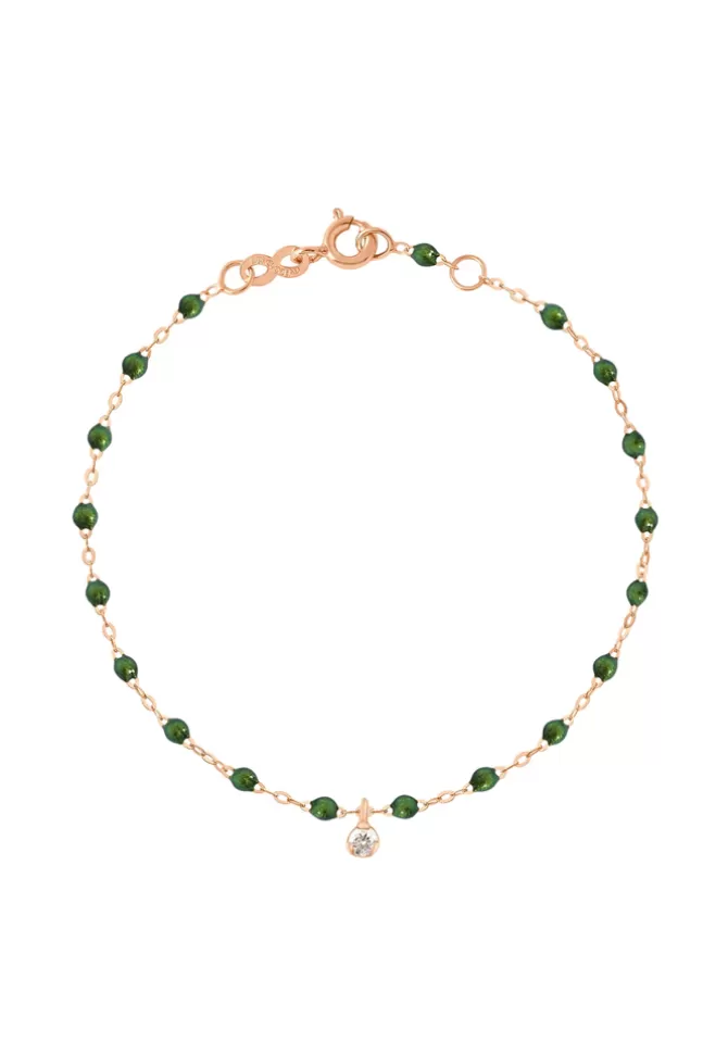 Gigi Clozeau Bracelet Gigi Suprême Or Rose Diamant Et Résines Scarabée 17cm Discount
