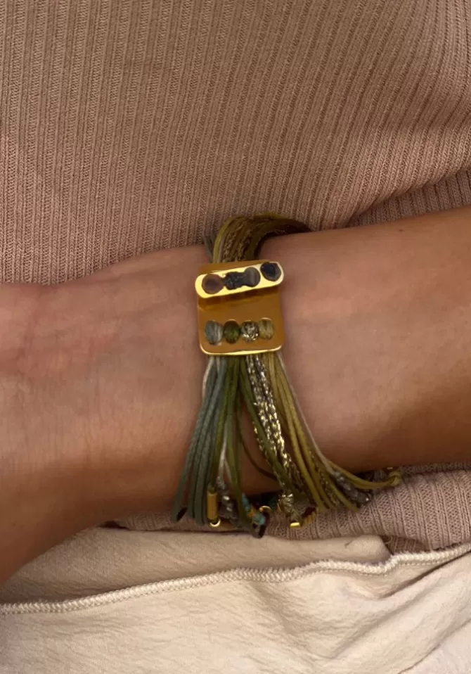 Mary Gaitani Bracelet Smarties Kaki Sale