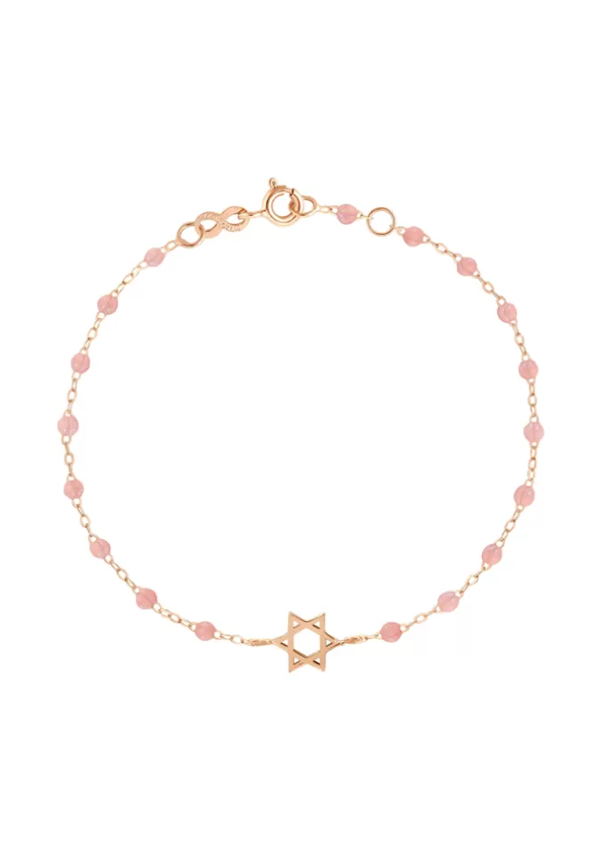 Gigi Clozeau Bracelet Étoile De David Or Rose Et Résines Blush 15cm Shop