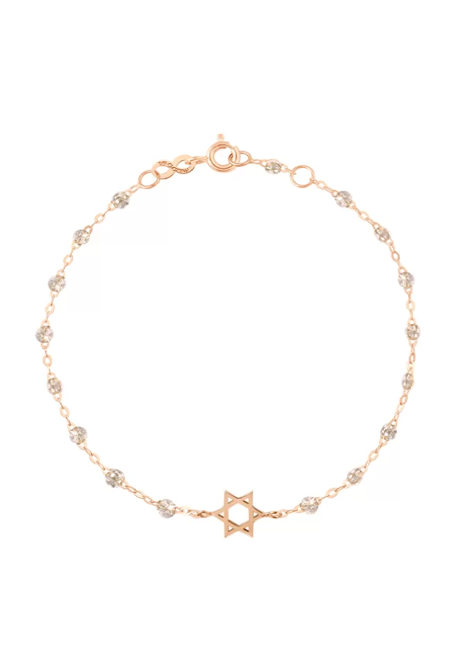 Gigi Clozeau Bracelet Étoile De David Or Rose Et Résines Sparkle 17cm Flash Sale