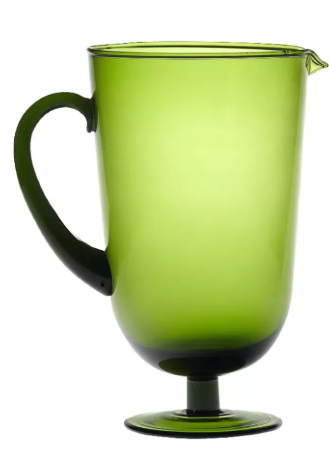 Bitossi Ceramiche Carafe A Pied Vert Flash Sale