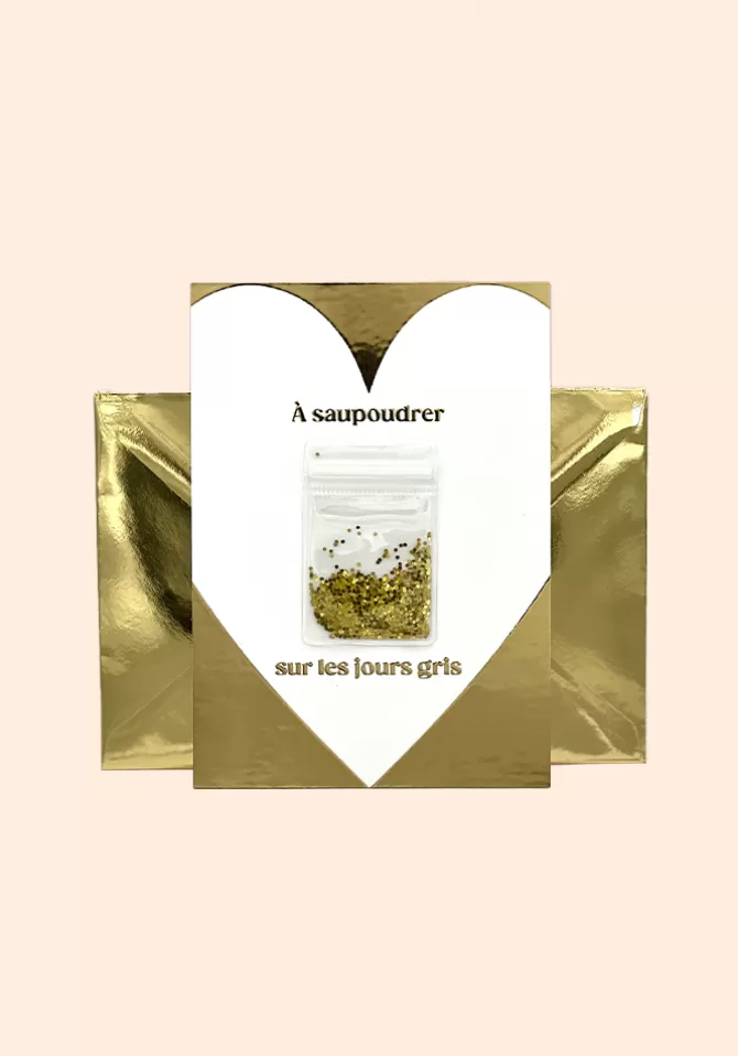 Blush Carte De Voeux Avec Sachet A Saupoudrer Online