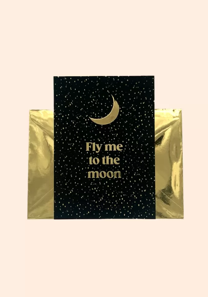 Blush Carte De Voeux Fly Me To The Moon Store