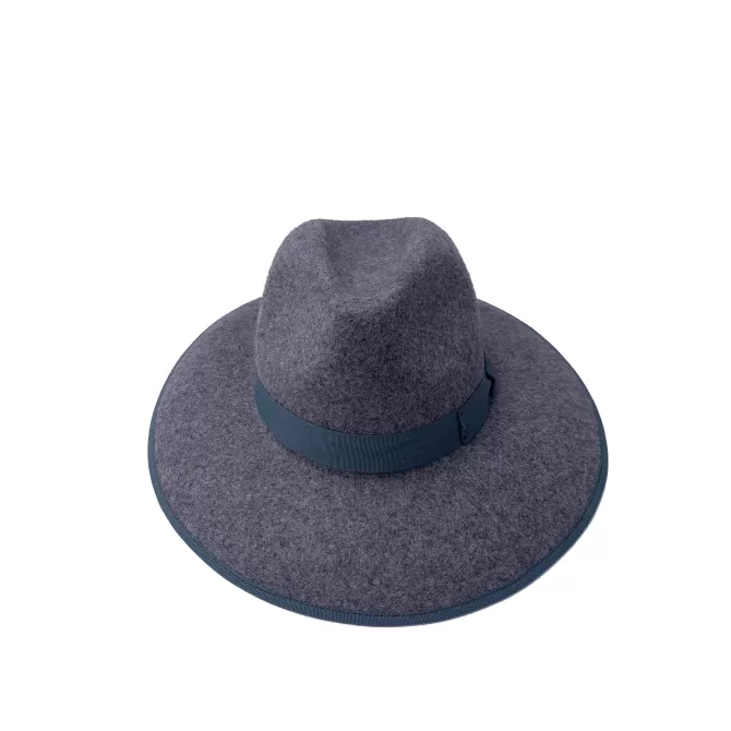 Blush Sélection Accessoires Chapeau En Feutre Gris New