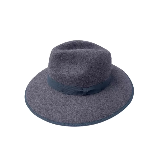 Blush Sélection Accessoires Chapeau En Feutre Gris New