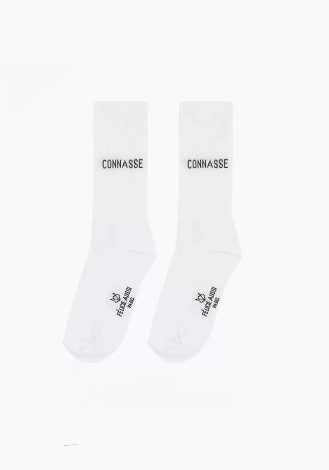 Félicie Aussi Chaussettes Connasse Blanche Store