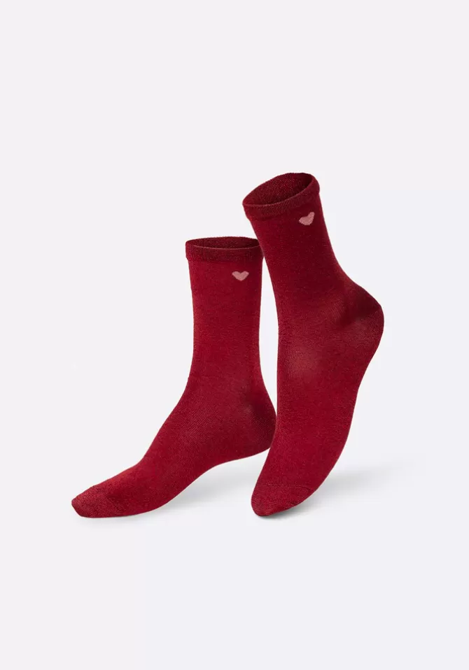 Eat My Socks Chaussettes Love Me Red Flash Sale