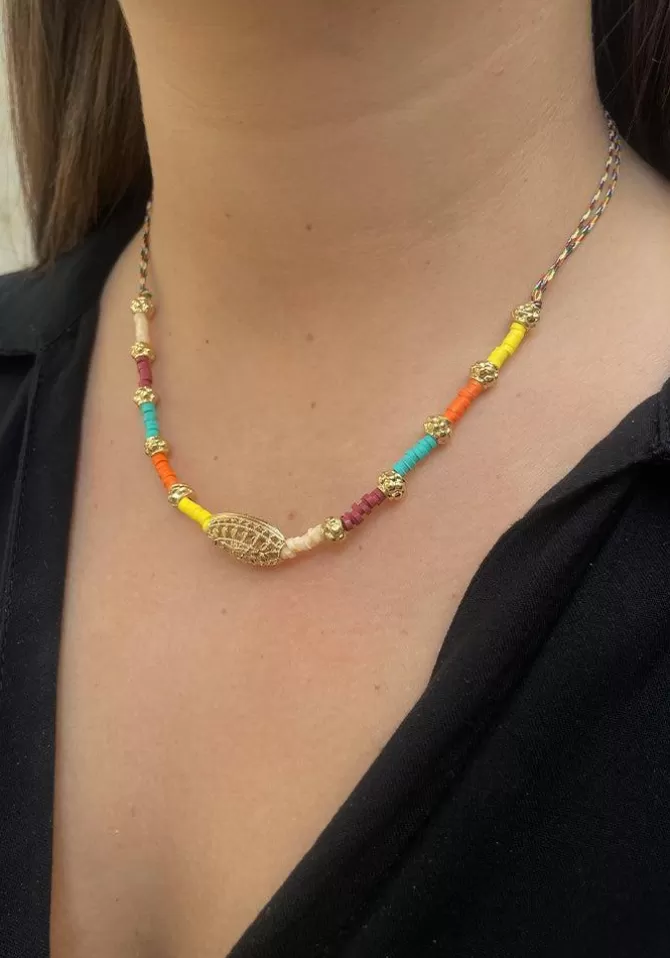 Maison Baika Collier Anaya Multicolore Clearance