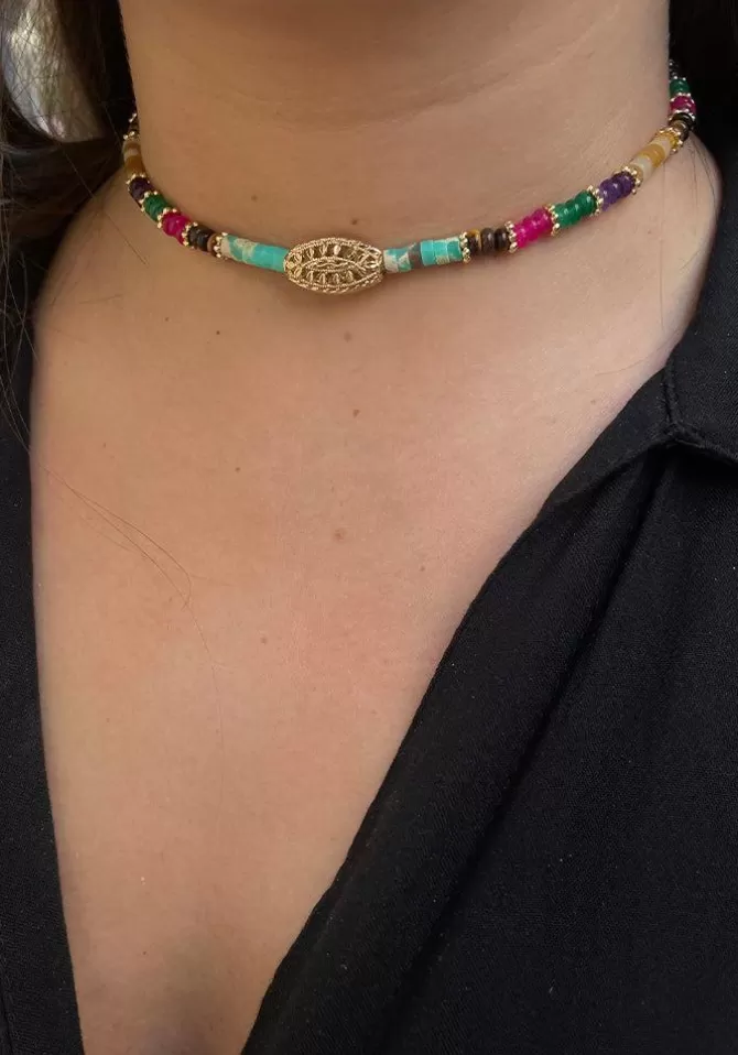 Maison Baika Collier Avara Multicolore Hot
