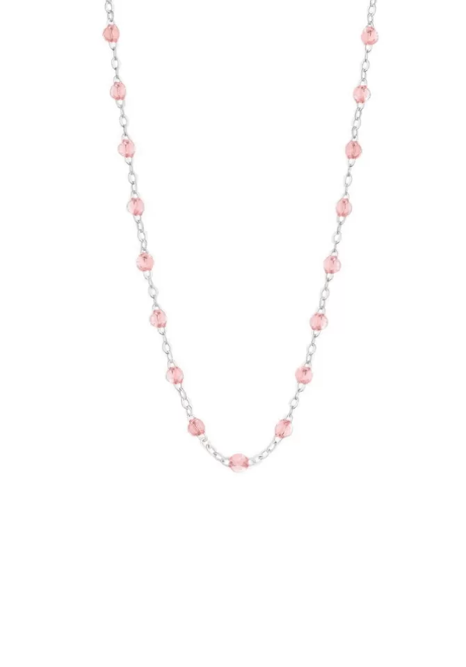 Gigi Clozeau Collier Classique Gigi Or Blanc Et Résines Rosée 42 cm Shop