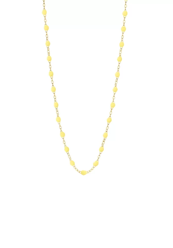 Gigi Clozeau Collier Classique Gigi Or Jaune Et Résines Mimosa 42cm Store