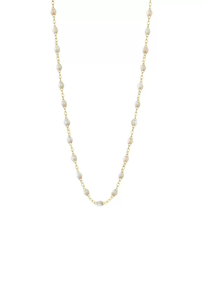 Gigi Clozeau Collier Classique Gigi Or Jaune Et Résines Opale 42cm New