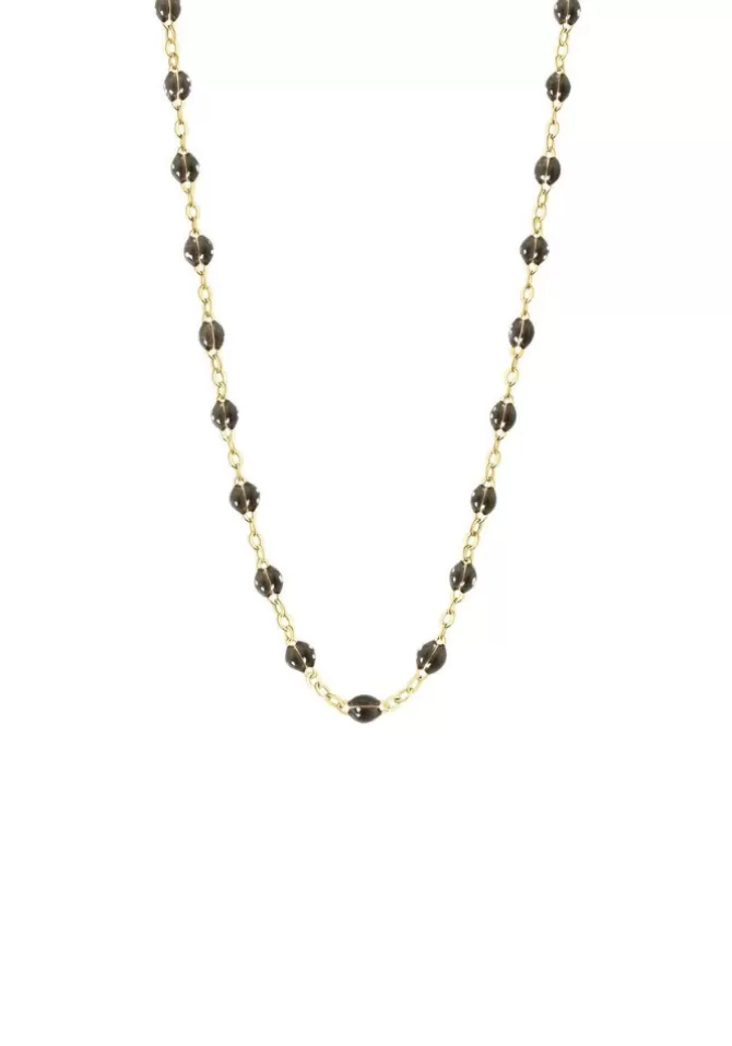 Gigi Clozeau Collier Classique Gigi Or Jaune Et Résines Quartz 42cm Cheap