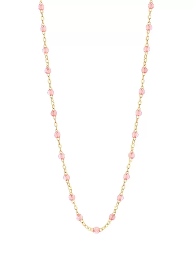 Gigi Clozeau Collier Classique Gigi Or Jaune Et Résines Rosée 50cm Best