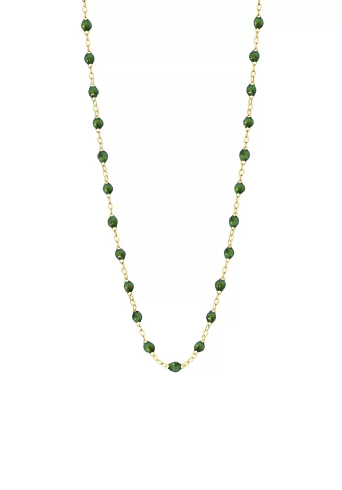Gigi Clozeau Collier Classique Gigi Or Jaune Et Résines Scarabée 45cm Clearance