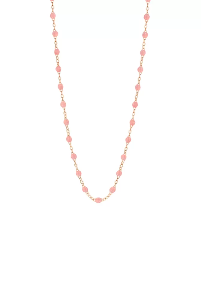 Gigi Clozeau Collier Classique Gigi Or Rose Et Résine Blush 42cm Online