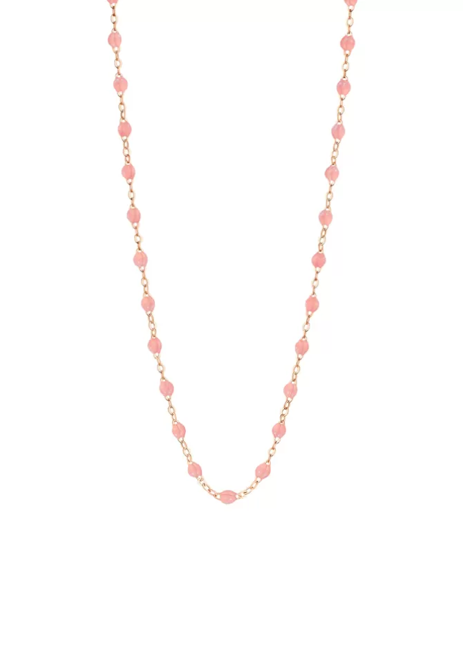 Gigi Clozeau Collier Classique Gigi Or Rose Et Résines Blush 45cm Clearance