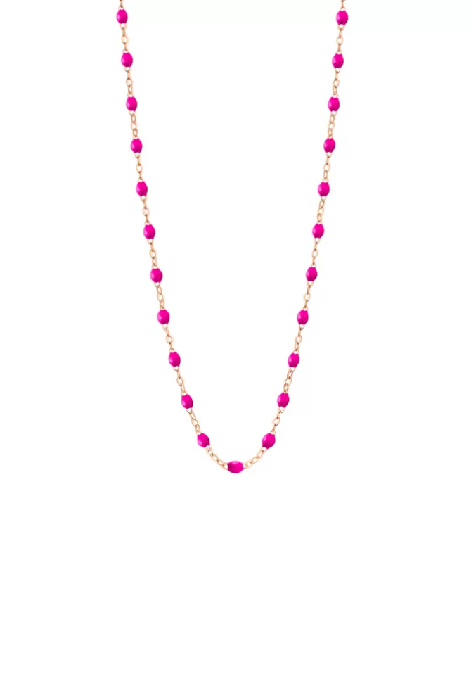 Gigi Clozeau Collier Classique Gigi Or Rose Et Résines Bonbon 42cm Sale