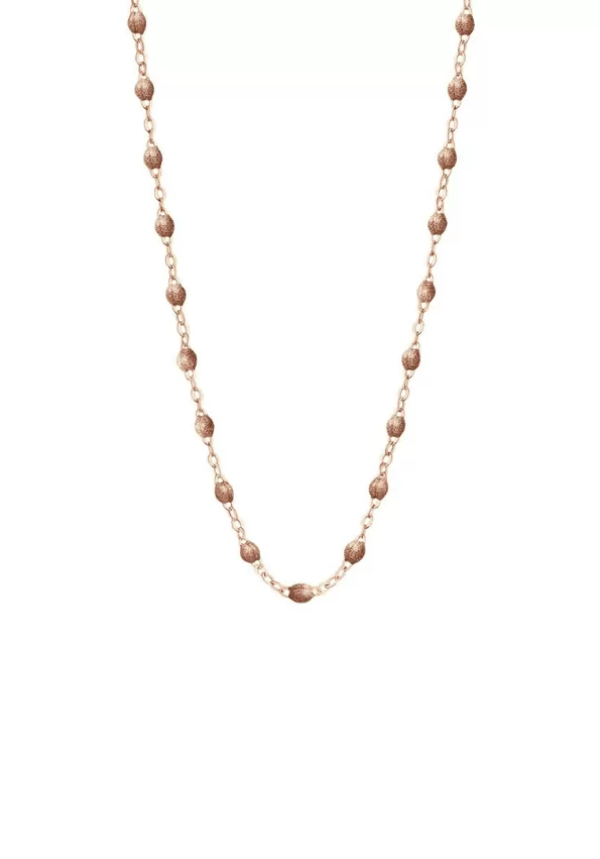 Gigi Clozeau Collier Classique Gigi Or Rose Et Résines Cuivre 42cm Discount