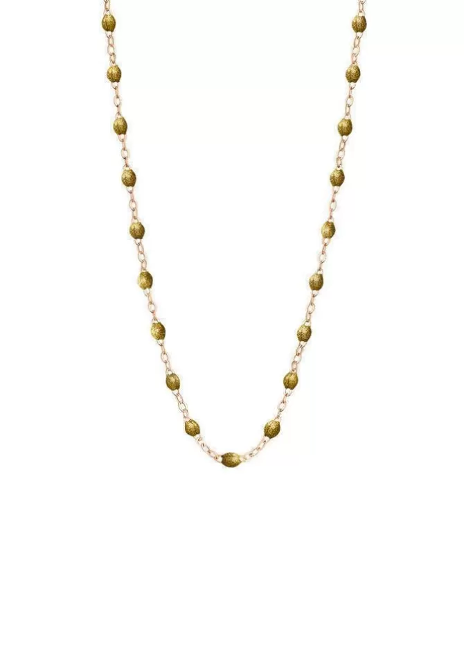 Gigi Clozeau Collier Classique Gigi Or Rose Et Résines Gold 42cm Store