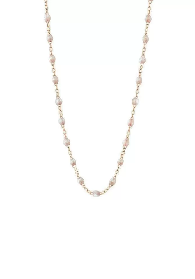 Gigi Clozeau Collier Classique Gigi Or Rose Et Résines Opale 42cm Flash Sale