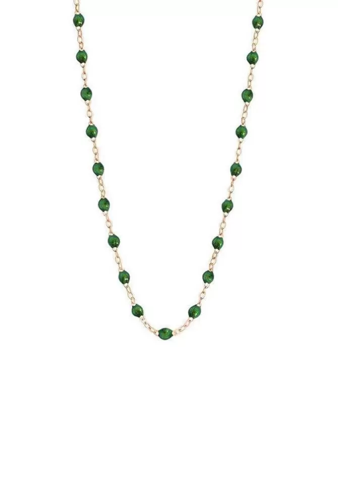 Gigi Clozeau Collier Classique Gigi Or Rose Et Résines Scarabée 42cm Discount