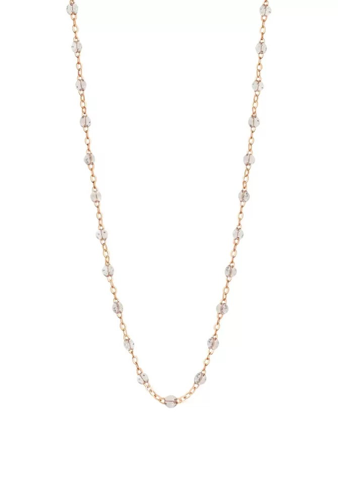 Gigi Clozeau Collier Classique Gigi Or Rose Et Résines Sparkle 50cm Best