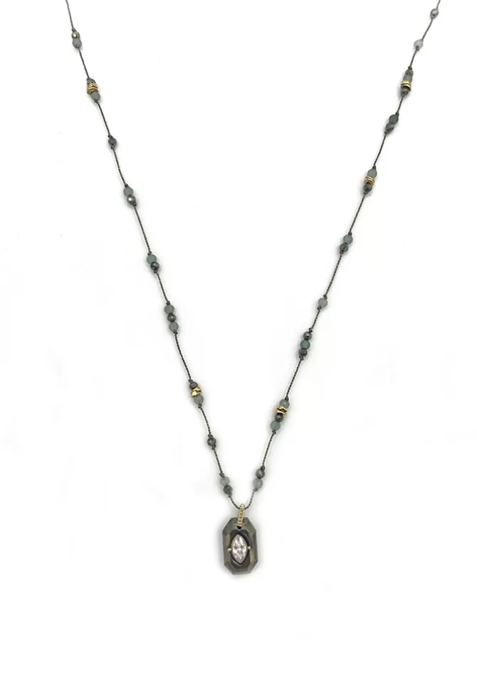 Hanka Ïn Collier Inside Pyrite Store