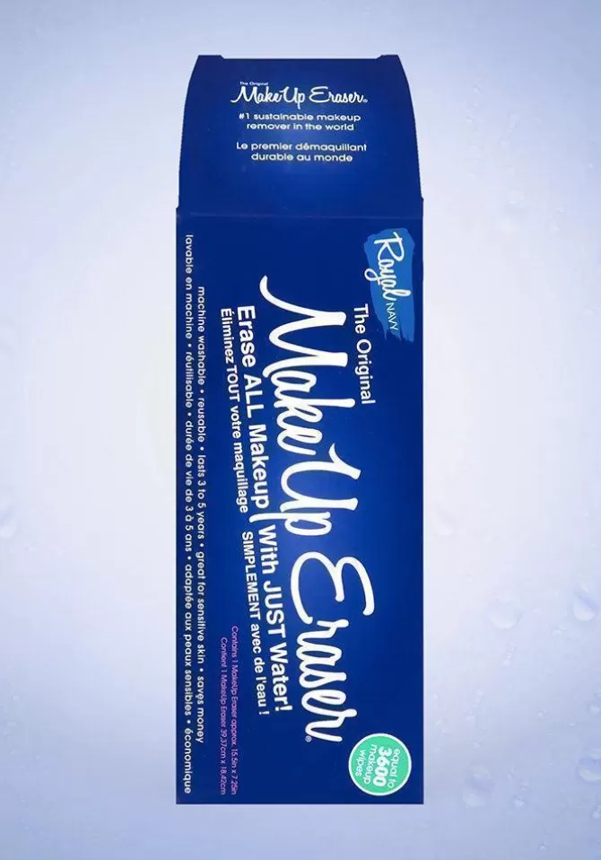 The Original Make Up Eraser Lingette Démaquillante Réutilisable Bleue Marine Sale