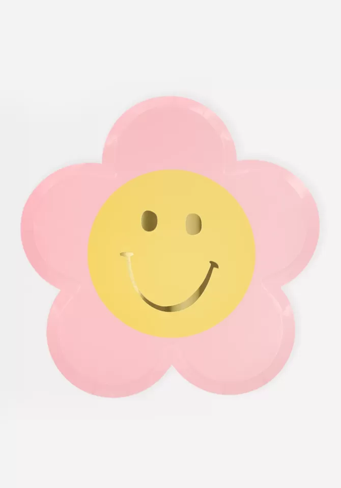 Meri Meri Lot De 8 Assiettes Happy Flowers Cheap