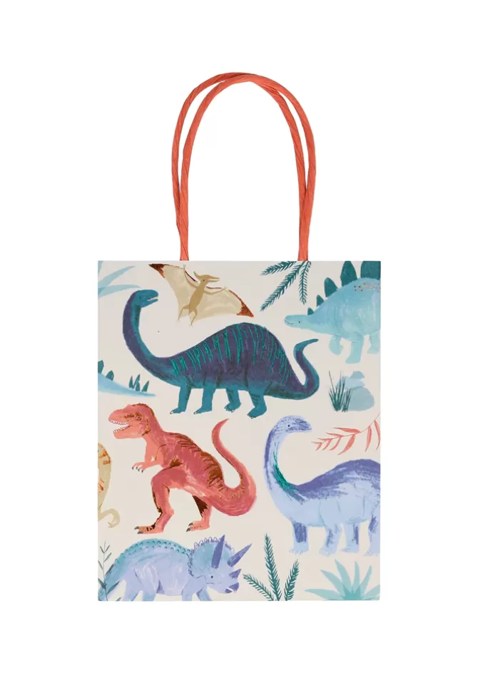 Meri Meri Lot De 8 Sacs En Papier Royaume Des Dinosaures Store