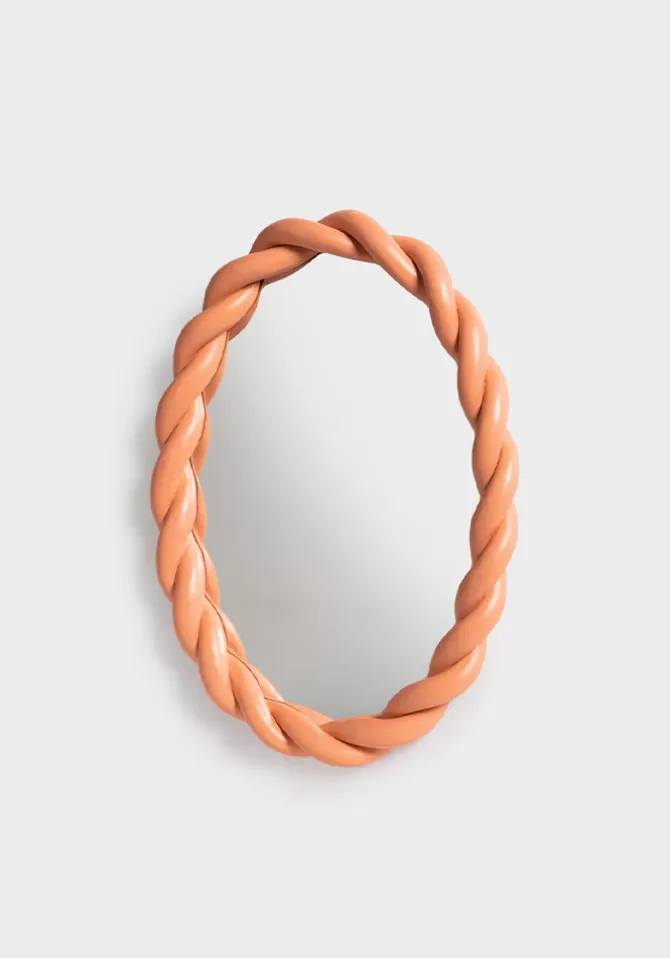 &klevering Miroir Braid Ovale Rose Clearance