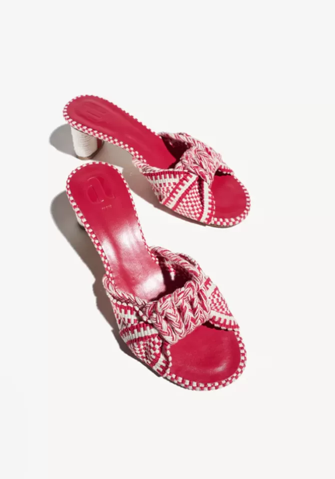 Amambaih Mules Jimena Red Discount