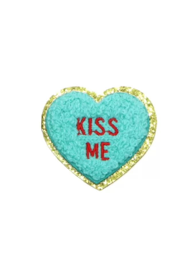 MB Columbia Patch Thermocollant Coeur À Message Kiss Me Best Sale