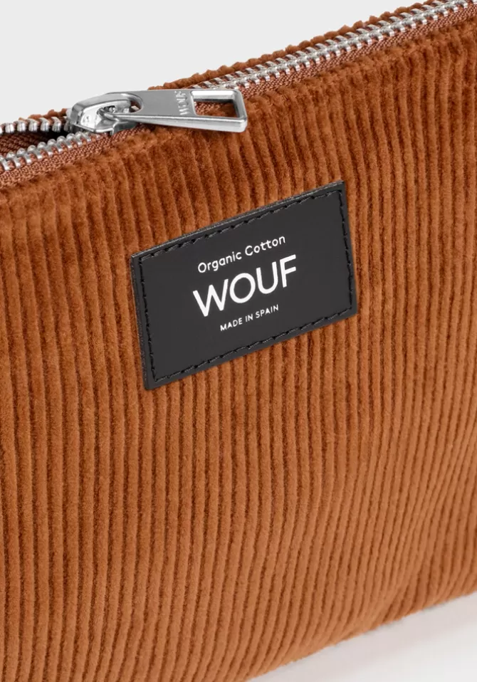 Wouf Pochette Plate Pouch Caramel Sale